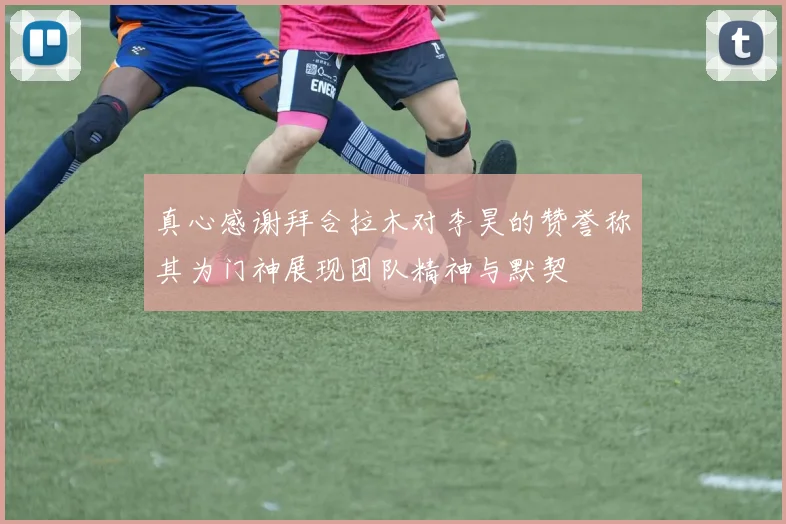 真心感谢拜合拉木对李昊的赞誉称其为门神展现团队精神与默契