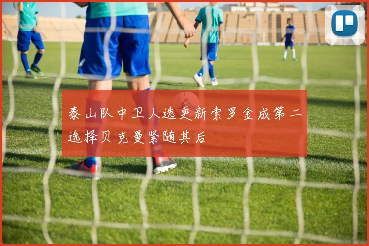 泰山队中卫人选更新索罗金成第二选择贝克曼紧随其后